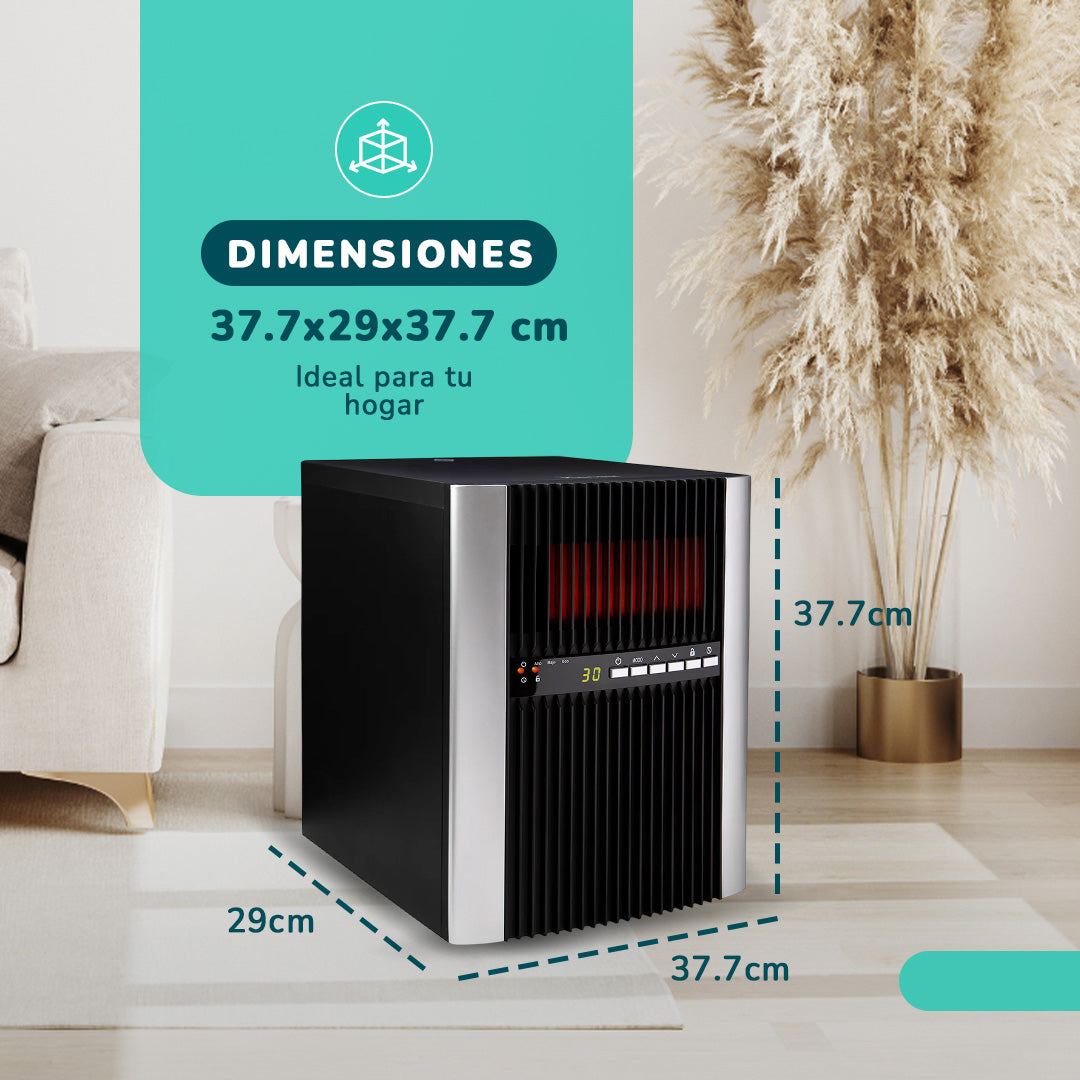 Estufa infrarroja KENDAL Potencia 1500w Cobertura 30m2