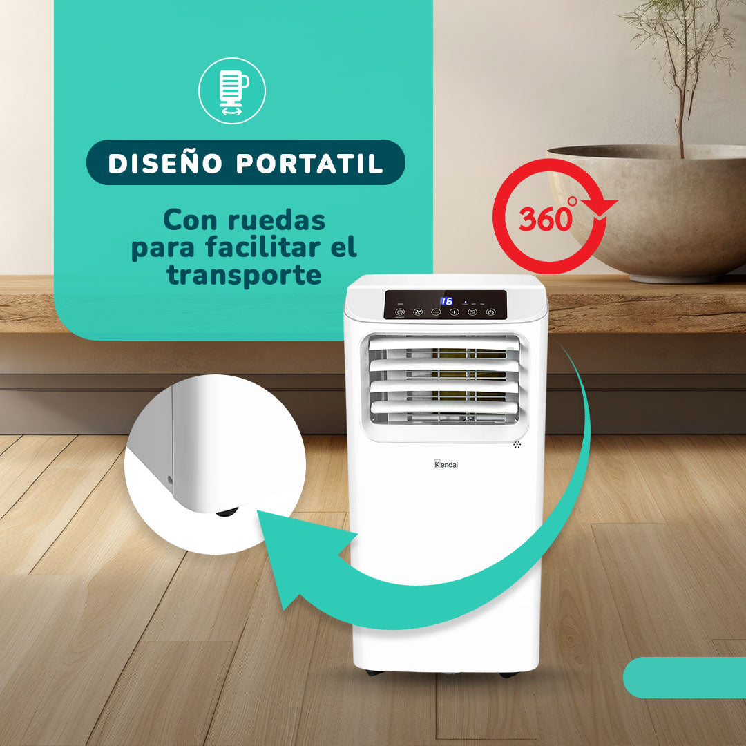Aire Acondicionado Portátil 9000 BTU 3 en 1
