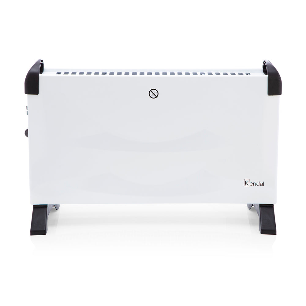 Estufa Panel Convector Potencia 2000w Cobertura 20m2 Temperatura Regulable Blanca