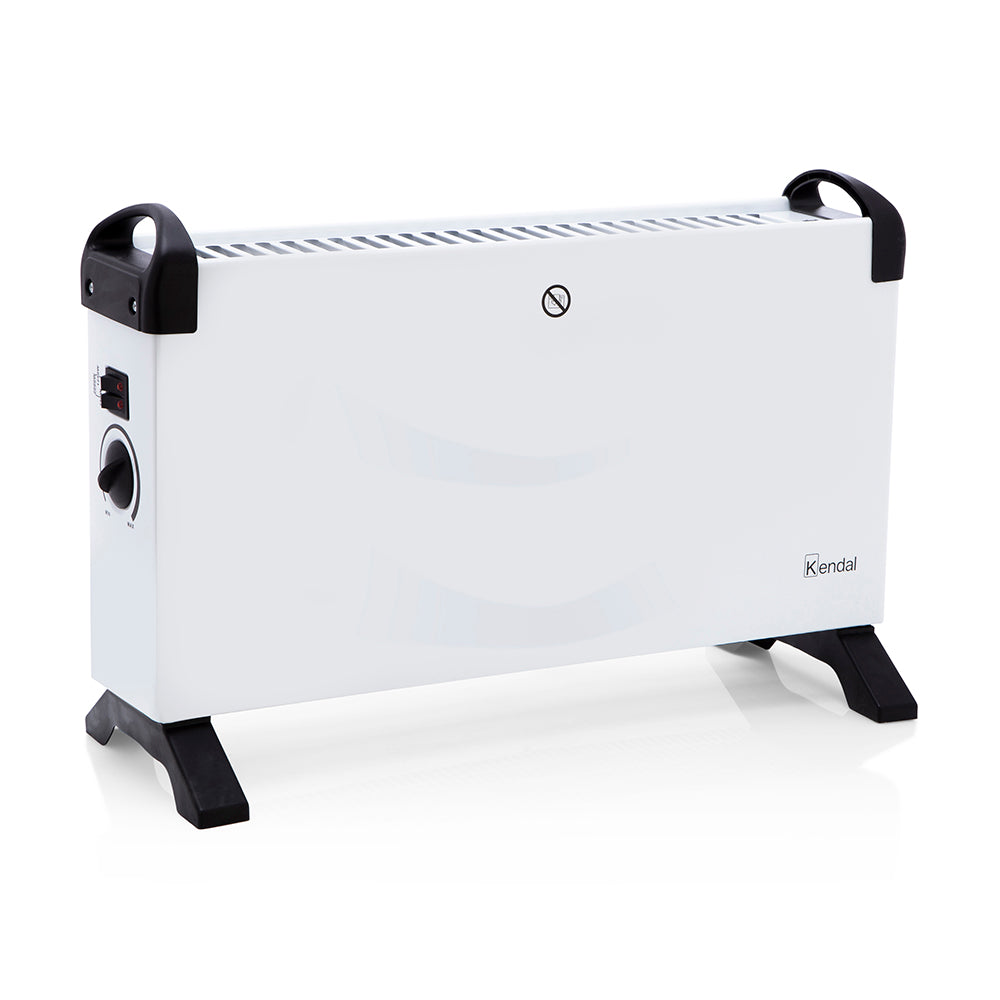 Estufa Panel Convector Potencia 2000w Cobertura 20m2 Temperatura Regulable Blanca