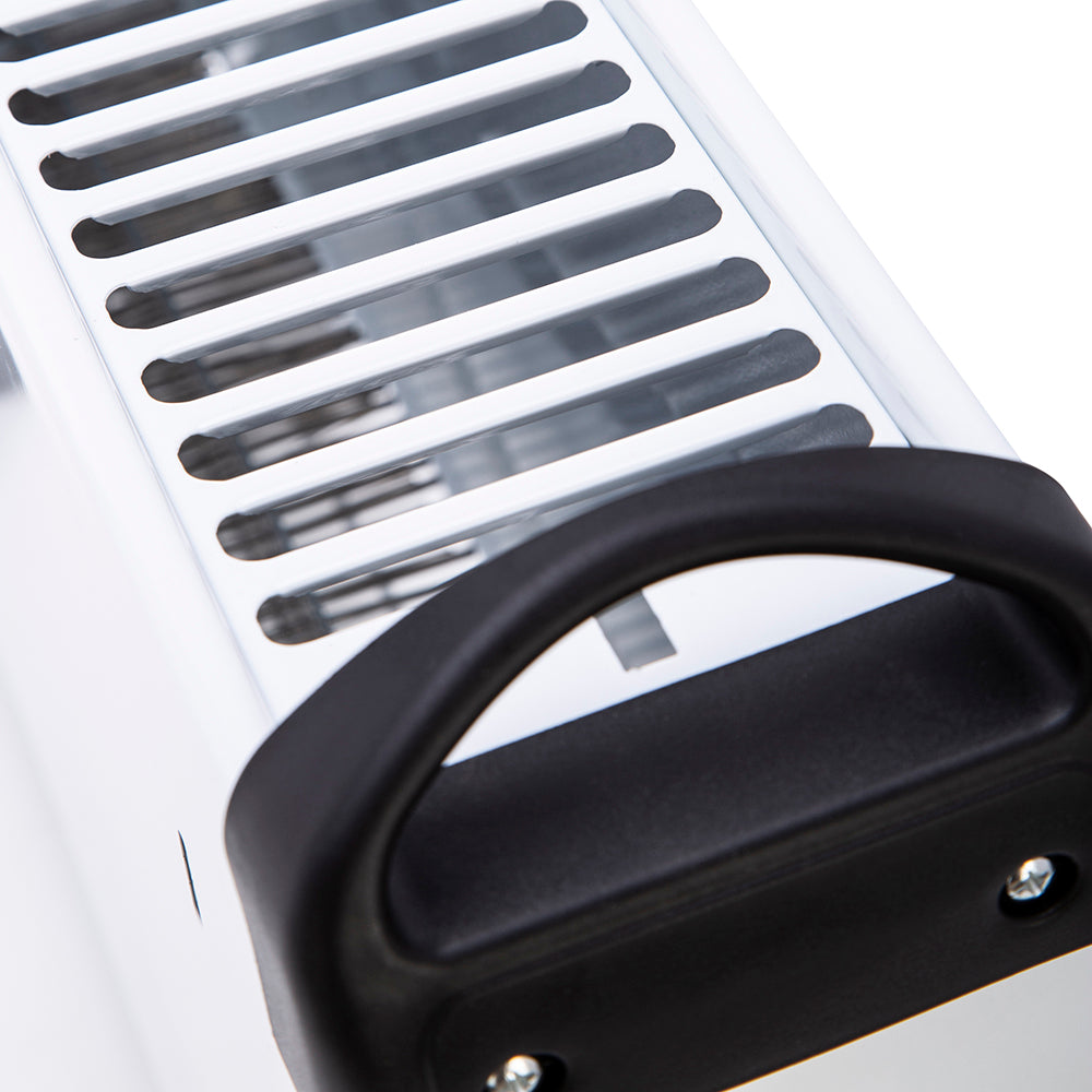 Estufa Panel Convector Potencia 2000w Cobertura 20m2 Temperatura Regulable Blanca