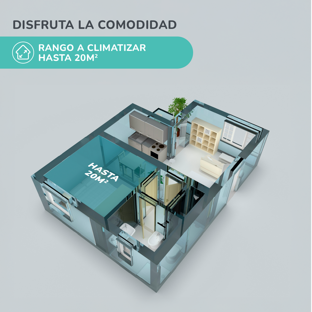 Estufa Chimenea Electrica Kendal Potencia 1800w Cobertura 20m2 Efecto Flama