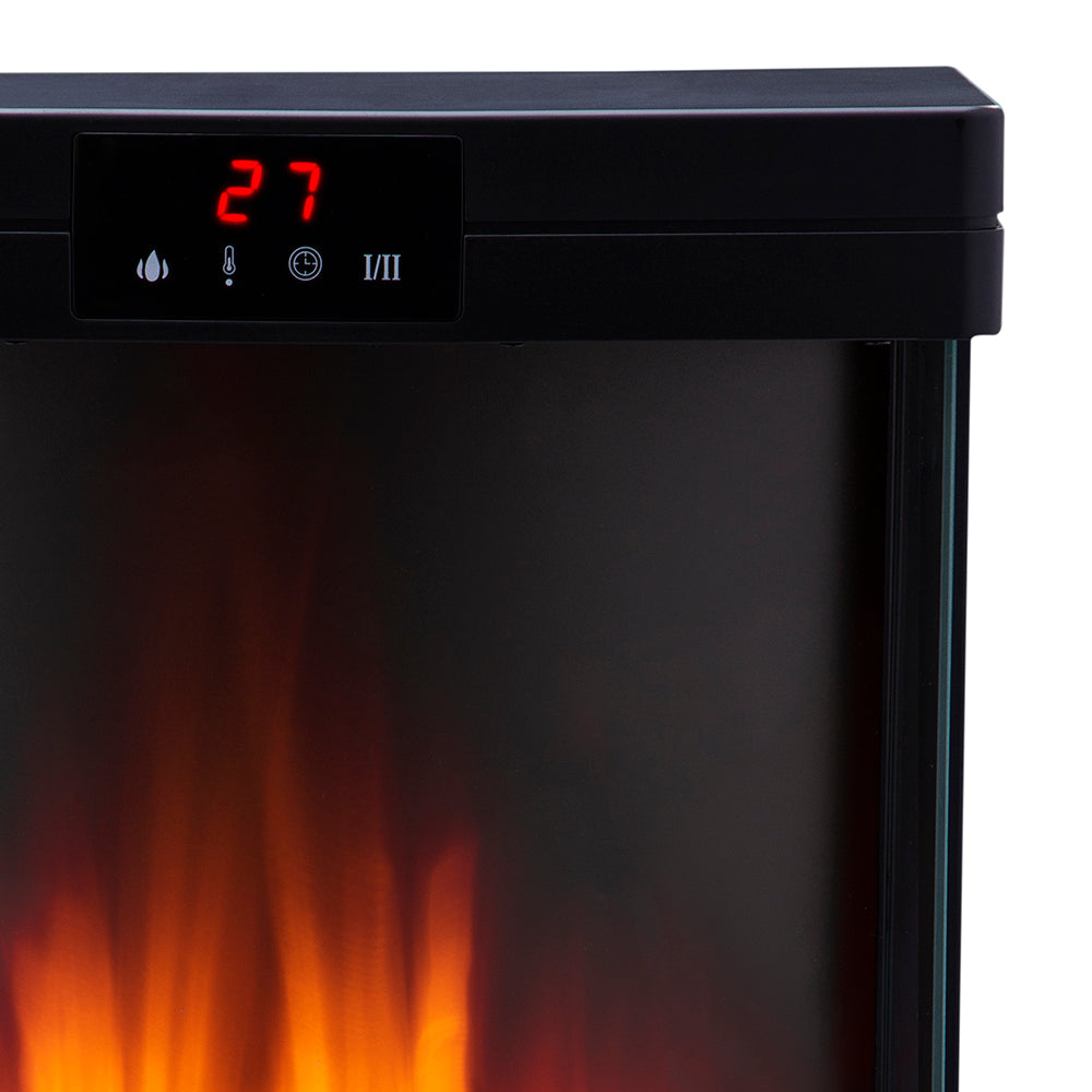 Estufa Chimenea Electrica Kendal Potencia 1800w Cobertura 20m2 Efecto Flama