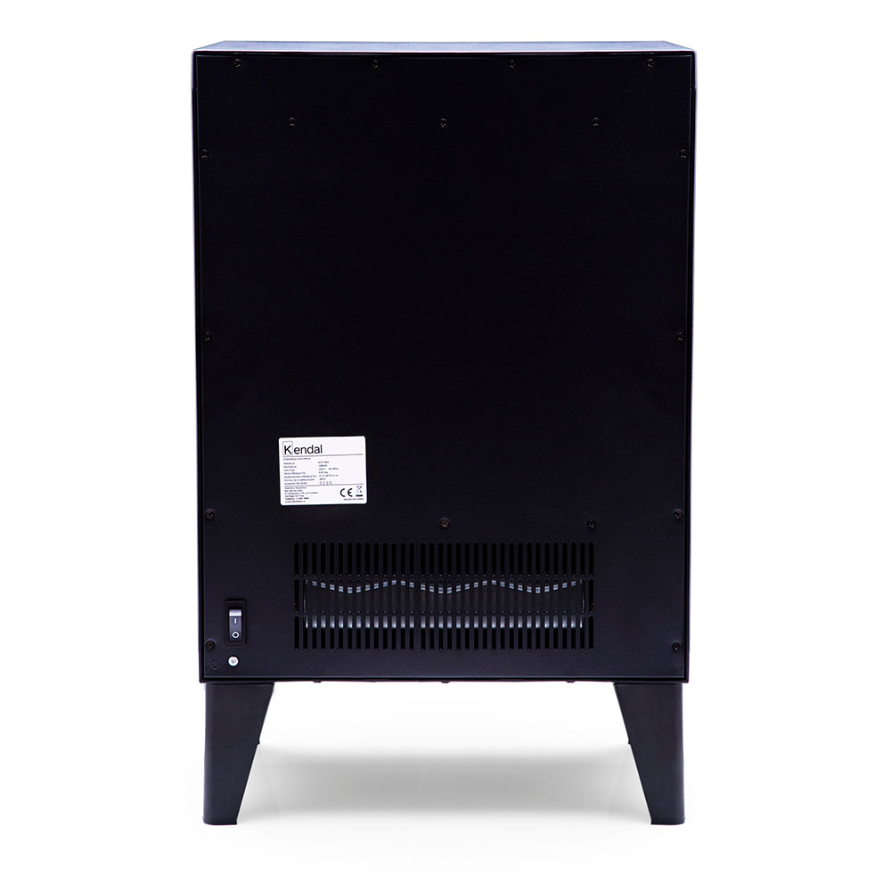 Estufa Chimenea Electrica Kendal Potencia 1800w Cobertura 20m2 Efecto Flama