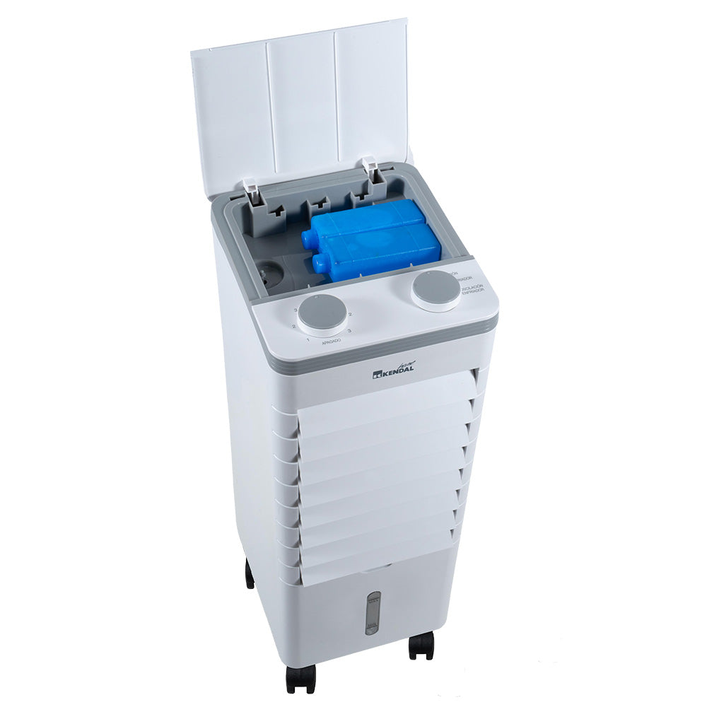 Enfriador de Aire Portátil Kendal KFL 100B 4 en 1 con Tanque de 3.8 Litros