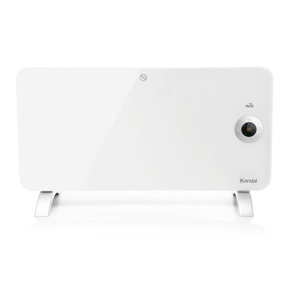 Estufa Panel Calefactor Aluminio WIFI Potencia 1500w Cobertura 18m2 Instalación Piso/Muro