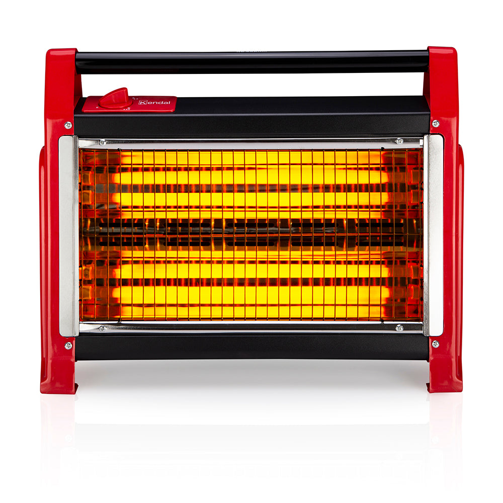 Estufa Calefactor de Cuarzo Kendal 4 tubos Potencia 1600W Cobertura 20m2