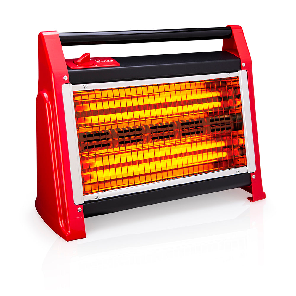 Estufa Calefactor de Cuarzo Kendal 4 tubos Potencia 1600W Cobertura 20m2