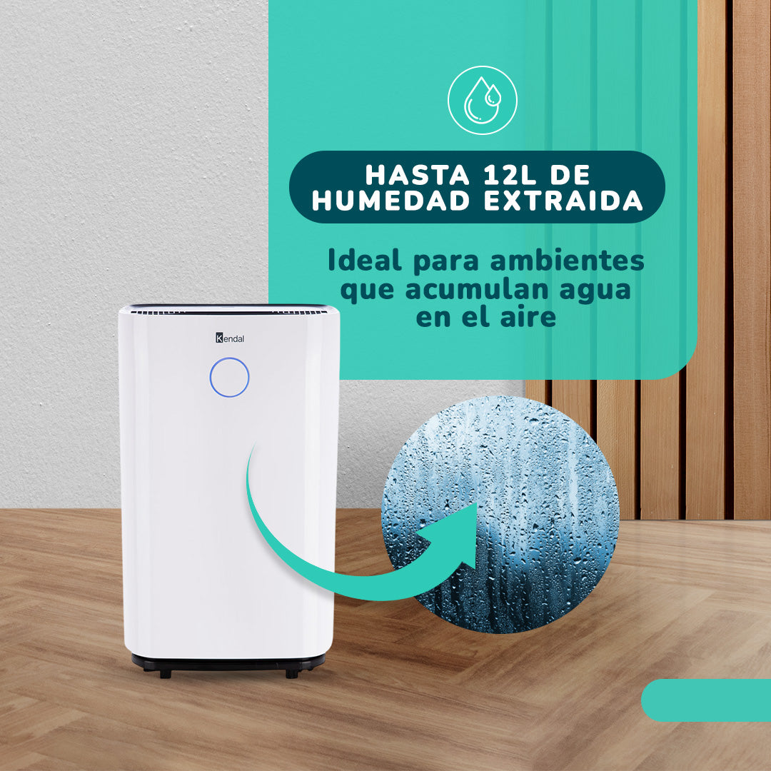 Deshumedecedor KENDAL 20 Litros Potencia 325W Cobertura 30 m2