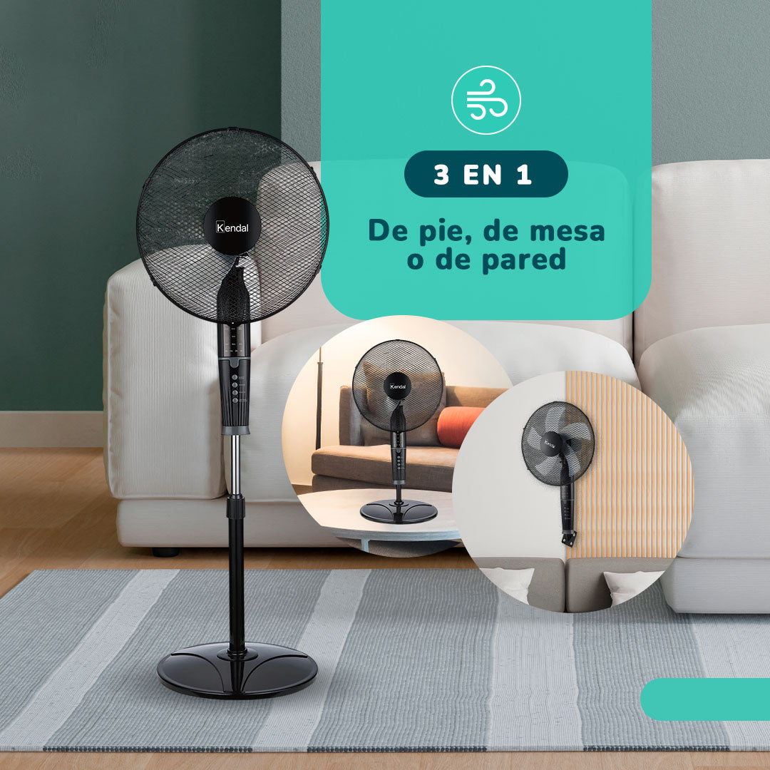 Ventilador 3 en 1 Kendal de 16 Pulgadas | Versatilidad y Eficiencia en uno Solo