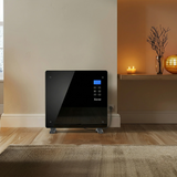 Panel Convector Eléctrico Vidrio KENDAL 1000W Control Digital Calefacción Silenciosa