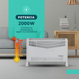 Convector Turbo KENDAL 2000W Calefactor Eléctrico Portátil