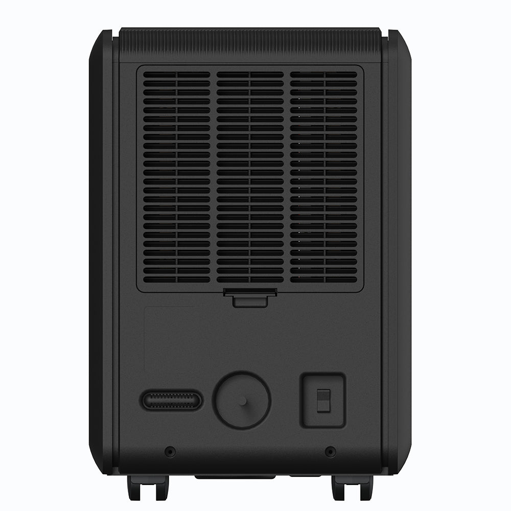 Estufa Infrarroja Kendal KEI-GOLDEN01 , 2000W, WIFI, 5 Modos de Calor, Negro – Para Ambientes hasta 65 m²