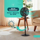 Ventilador Pedestal 16 Pulgadas Kendal KVP-INSECTOFF 45W 3 Velocidades y Repelente de Mosquitos
