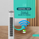 Ventilador Torre Kendal KVT-TOUCHTOWER WiFi, Panel Touch y Temporizador 24 Horas