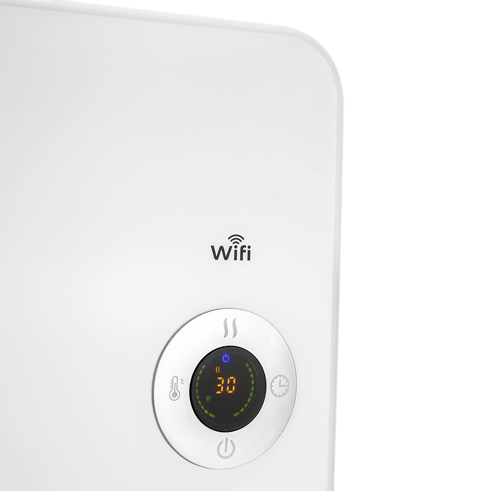 Panel Convector Aluminio WIFI Potencia 1500w Cobertura 18m2 Instalación Piso/Muro