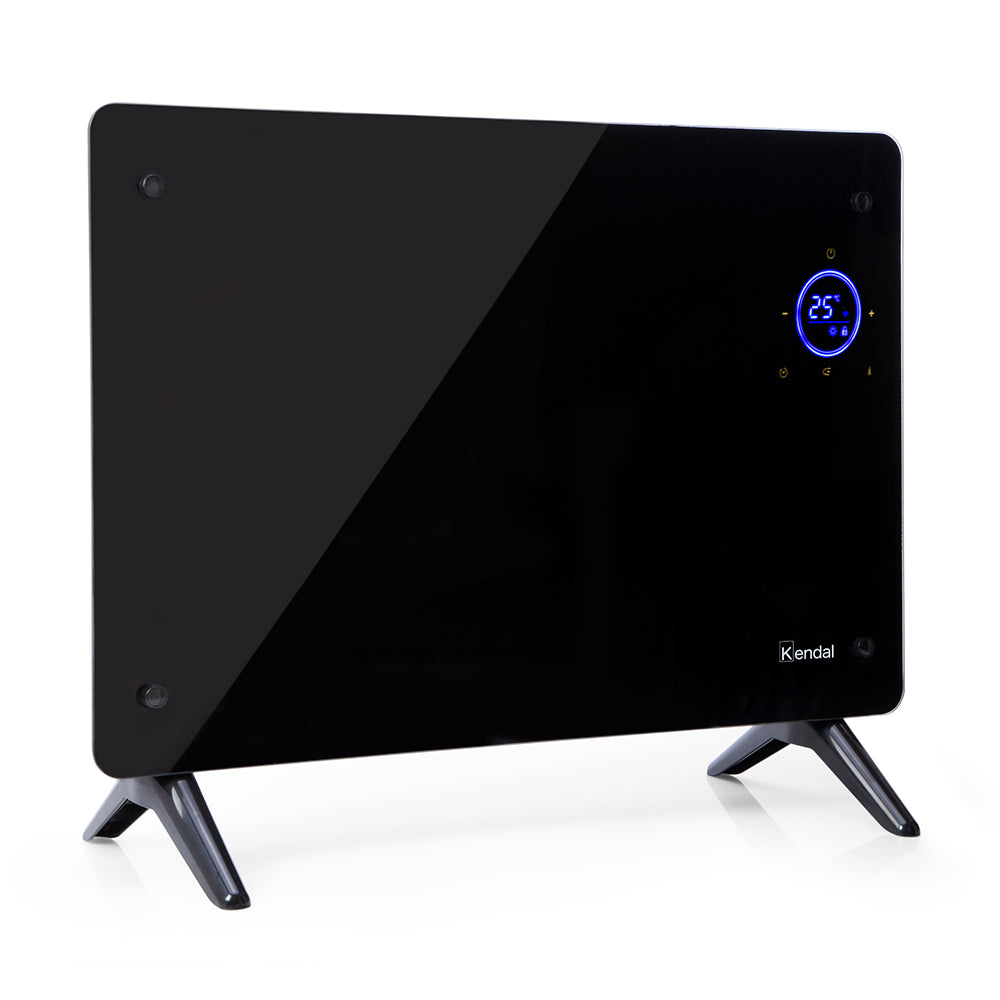 Panel Convector Vidrio KENDAL WIFI Potencia 1500w Cobertura 18m2 Instalación Piso/Muro