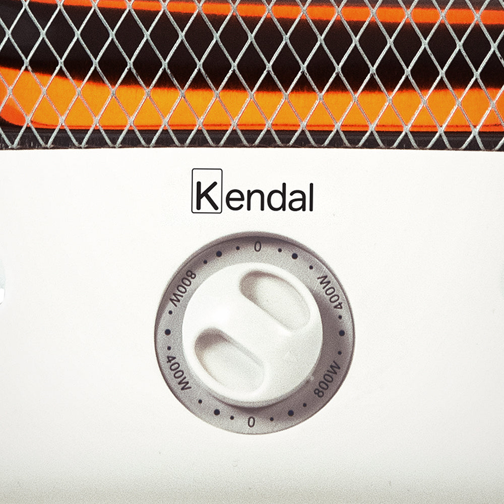 Estufa Eléctrica Cuarzo KENDAL Potencia 800w Cobertura 12m2