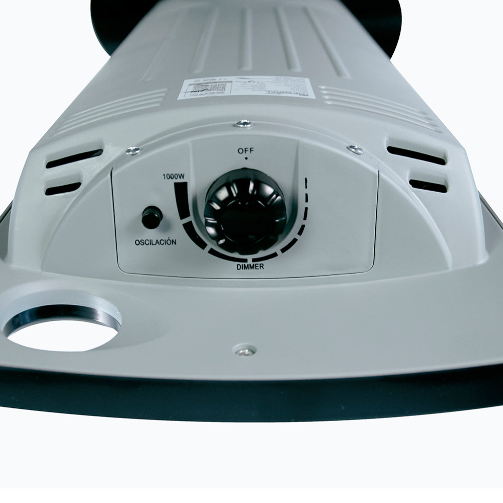 Estufa Eléctrica Fibra Carbono KENDAL Potencia 1000w Cobertura 16m2