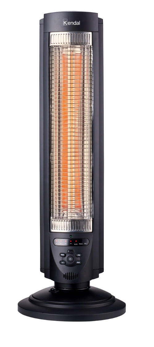 Estufa Eléctrica Fibra Carbono Kendal  WIFI Potencia 700w Cobertura 14m2