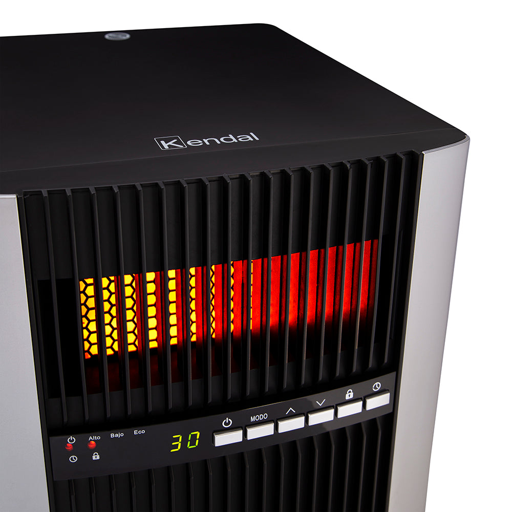 Estufa infrarroja KENDAL Potencia 1500w Cobertura 30m2