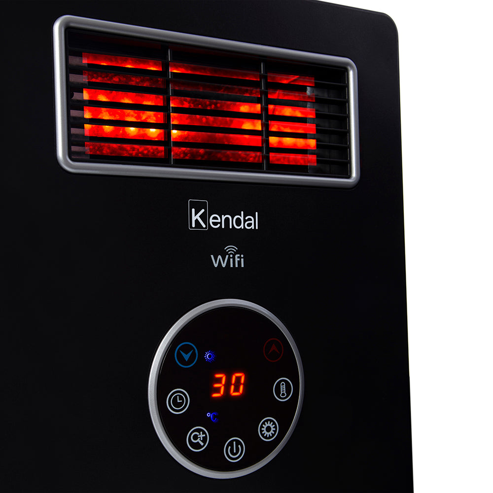 Estufa Infrarroja y Purificador de Aire KENDAL WIFI  Potencia 1500w Cobertura 30m2