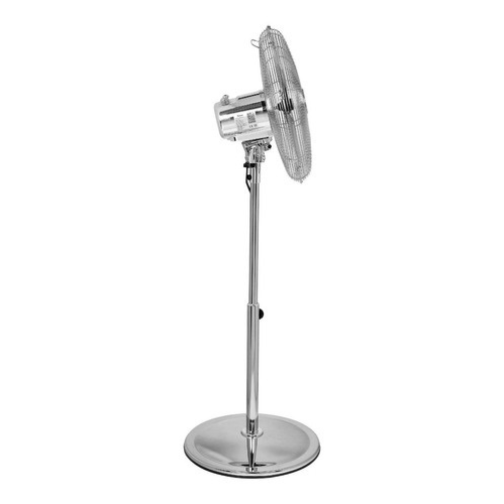 Ventilador de Pedestal 16 Pulgadas Metal Cromado Potencia 60W