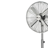 Ventilador de Pedestal 16 Pulgadas Metal Cromado Potencia 60W