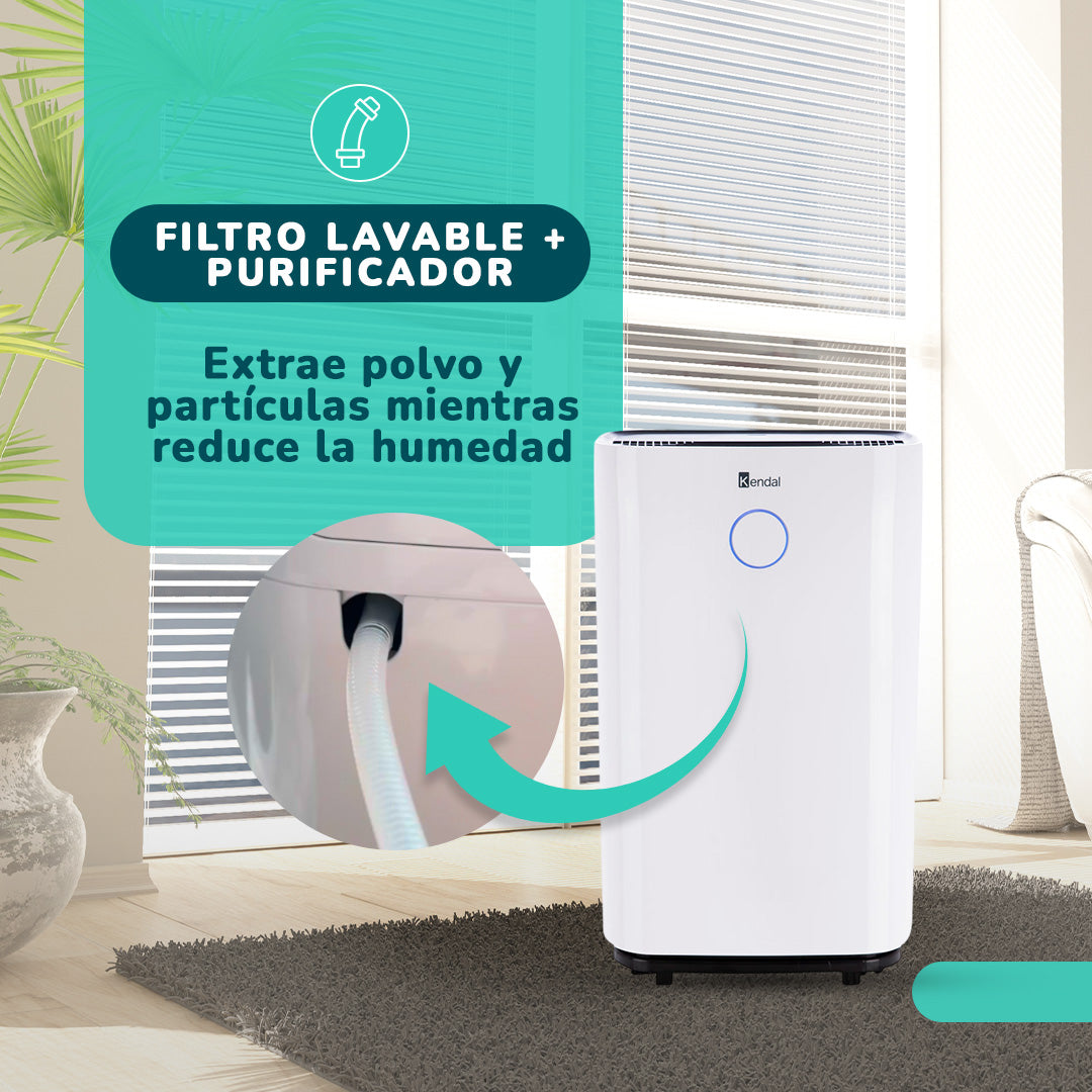 Deshumedecedor  KENDAL 20 Litros Potencia 325W Cobertura 30 m2