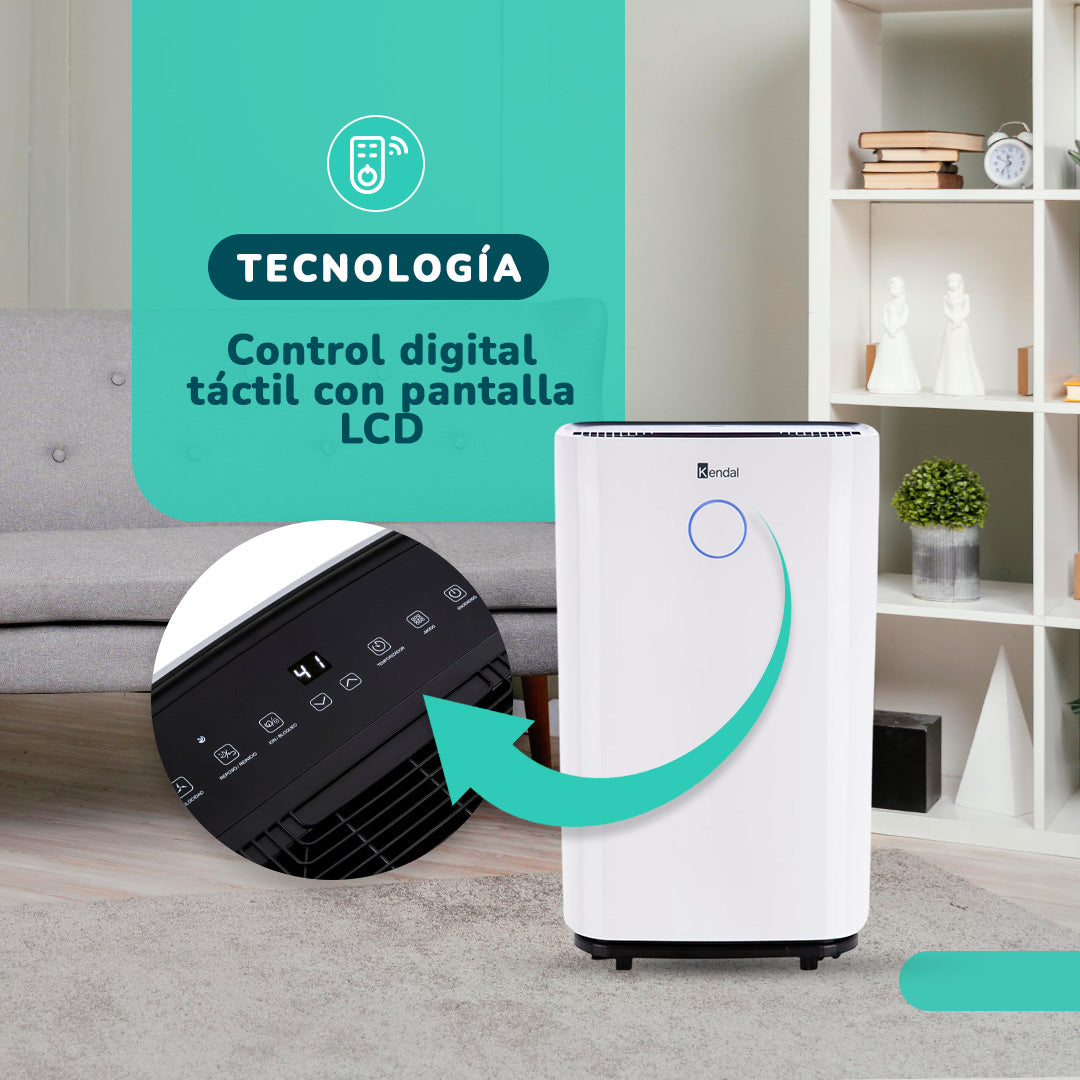 Deshumedecedor  KENDAL 20 Litros Potencia 325W Cobertura 30 m2