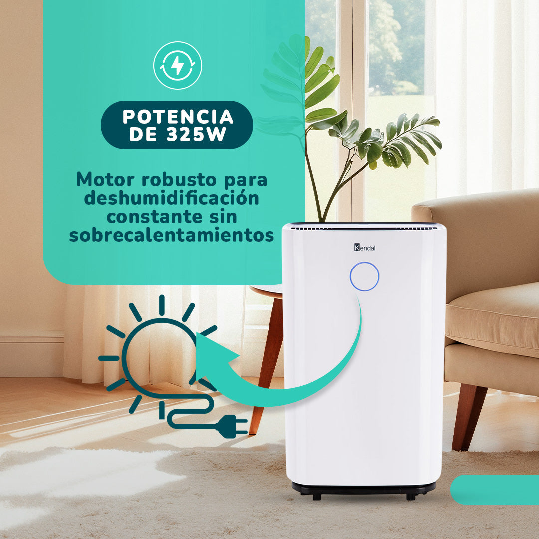 Deshumedecedor  KENDAL 20 Litros Potencia 325W Cobertura 30 m2