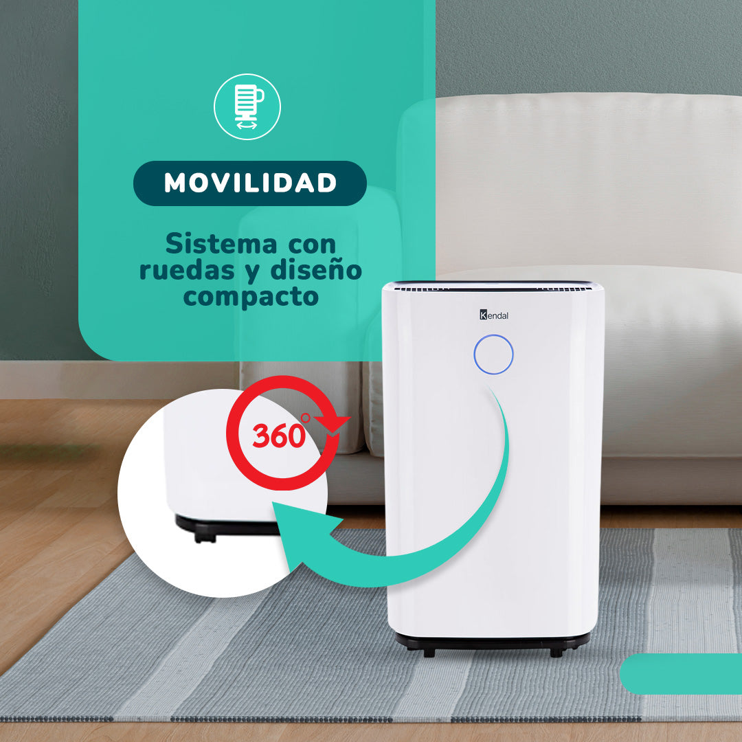 Deshumedecedor  KENDAL 20 Litros Potencia 325W Cobertura 30 m2