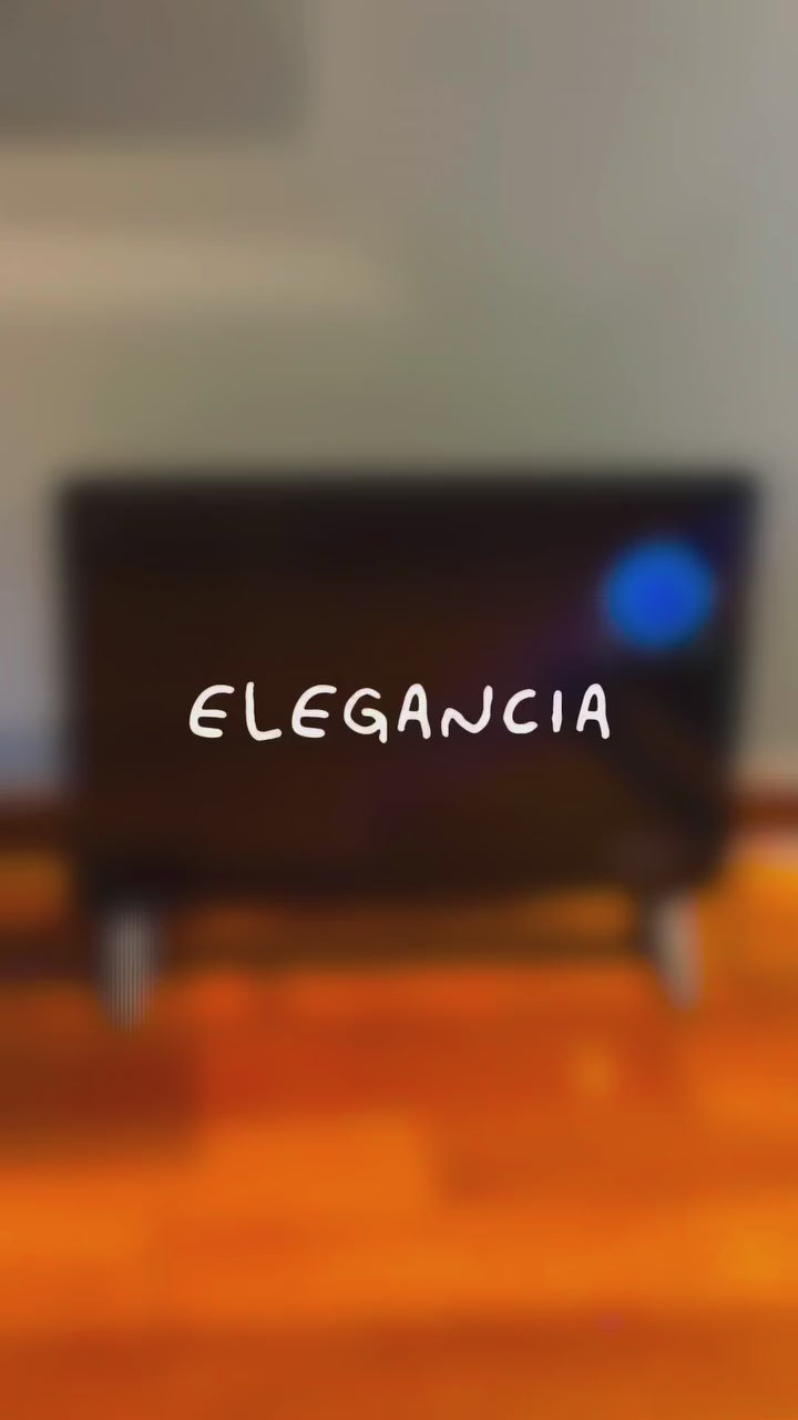 Estufa  Panel Calefactor Vidrio KENDAL WIFI Potencia 1500w Cobertura 18m2 Instalación Piso/Muro