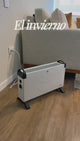 Estufa Panel Convector Potencia 2000w Cobertura 20m2 Temperatura Regulable Blanca